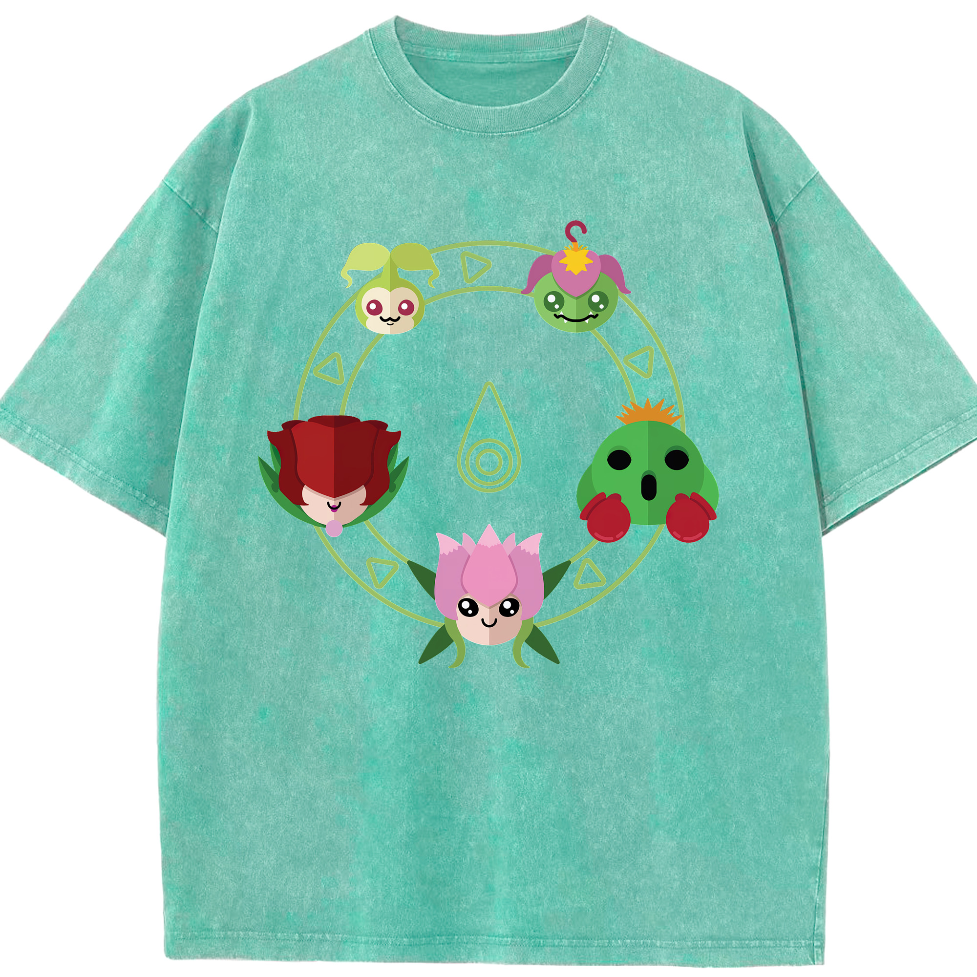 （画像用） Digimon デジタルモンスター/デジモン 綿100% ヴィンテージ風 半袖Tシャツ（フロントプリント）